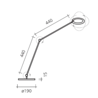Baltensweiler Pina LED T LED-Tischleuchte – Bild 12