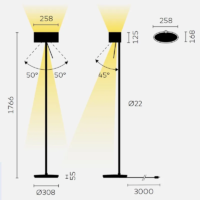 BELUX Diogenes LED-Stehleuchte – Bild 4