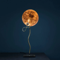 Catellani & Smith Luce D'oro Tavolo Tischleuchte Kupfer