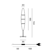 Foscarini Havana Terra Stehleuchte mit Dimmer – Bild 7