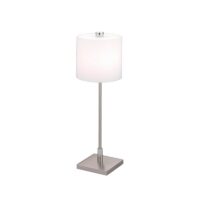 Knapstein Tischleuchte Nickel matt Chrom