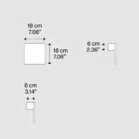 Lodes Puzzle Single Square LED-Wandleuchte – Bild 7