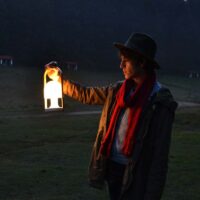 MARSET FollowMe LED-Tischleuchte mit Akku in blau – Bild 7