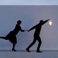 MARSET FollowMe LED-Tischleuchte mit Akku in blau – Bild 10