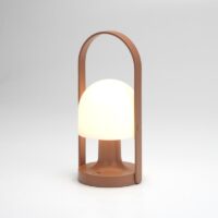 MARSET FollowMe LED-Tischleuchte mit Akku in Ausführung terrakotta