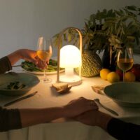 MARSET FollowMe LED-Tischleuchte mit Akku in blau – Bild 14