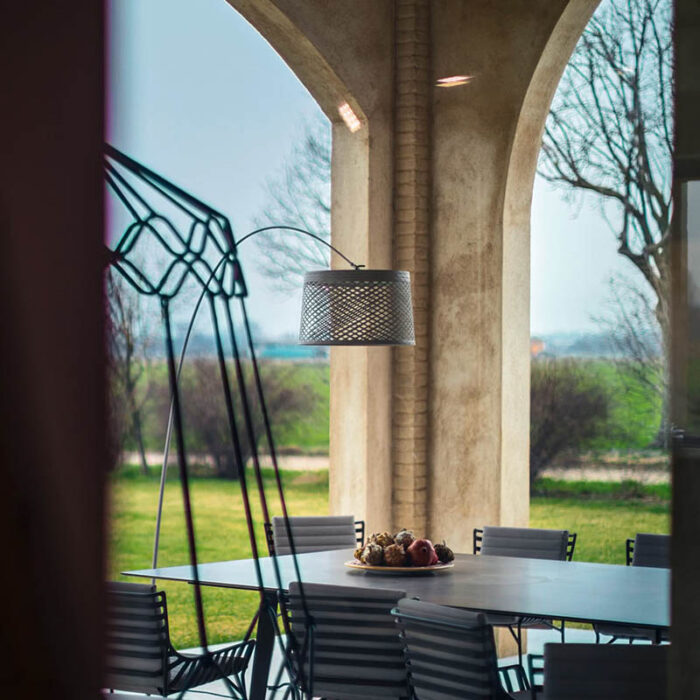 Foscarini Twiggy Grid LED-Stehleuchte Outdoor