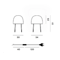 Foscarini Kurage Tischleuchte – Bild 9