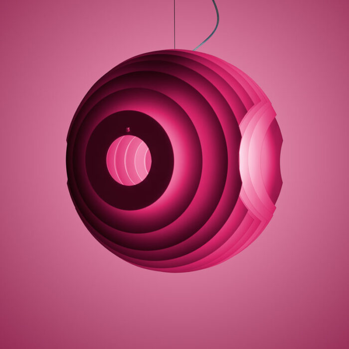 Foscarini Supernova Pendelleuchte Fuchsia