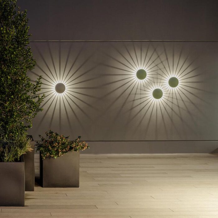 VIBIA Meridiano 4720 LED-Wandleuchte Außenbereich