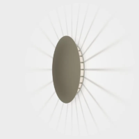 VIBIA Meridiano 4720 LED-Wandleuchte Außenbereich Khaki