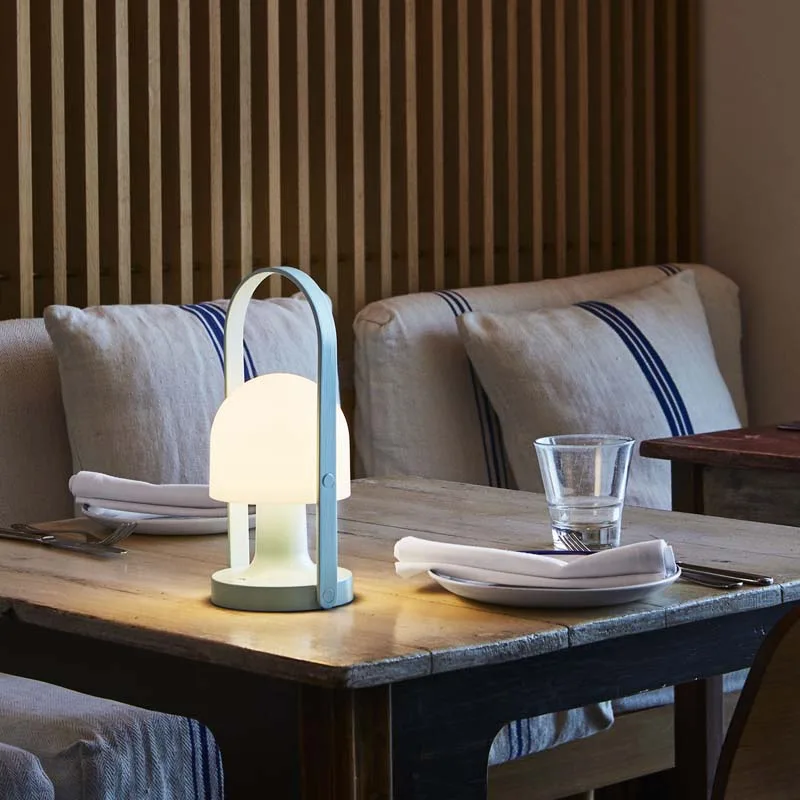 MARSET FollowMe LED-Tischleuchte mit Akku in blassrosa – Bild 8