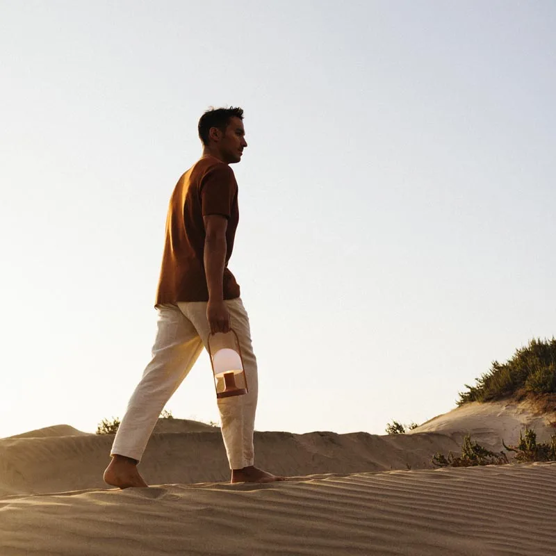 MARSET FollowMe LED-Tischleuchte mit Akku in blassrosa – Bild 2