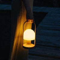 MARSET FollowMe LED-Tischleuchte mit Akku in blau – Bild 8