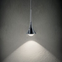 Lodes Rain LED-Pendelleuchte in Chrom – Bild 4