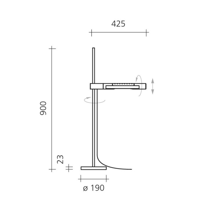 Baltensweiler HALO LED T Tischleuchte – Bild 7