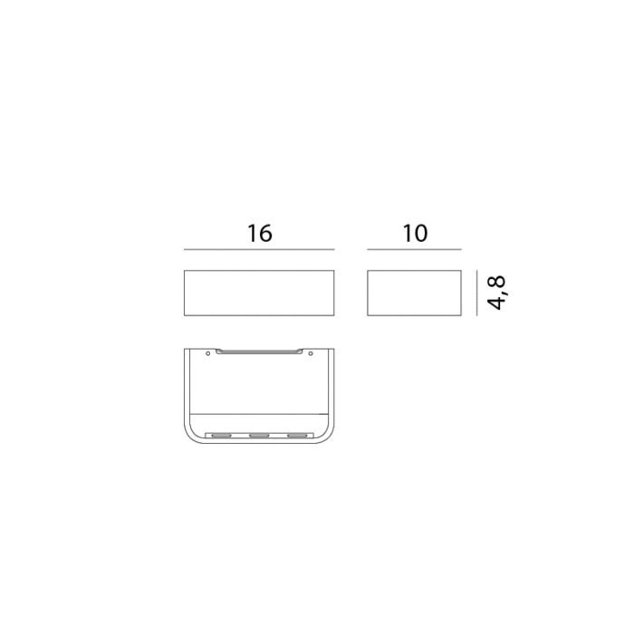 Rotaliana Frame W1 LED-Wandleuchte – Bild 4