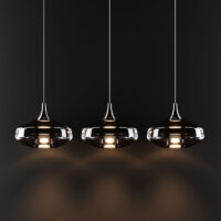 Lodes Nostalgia LED-Pendelleuchte Basis Chrom – Bild 2