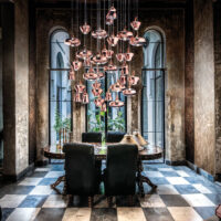 Lodes Nostalgia LED-Pendelleuchte Basis Chrom – Bild 6