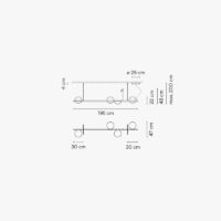 VIBIA Palma 3736 LED-Pendelleuchte – Bild 4