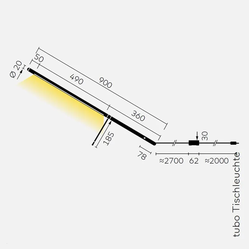 Belux Tubo LED Tischleuchte – Bild 7