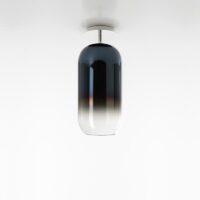 ARTEMIDE Gople Mini Ceiling Deckenleuchte blau silber