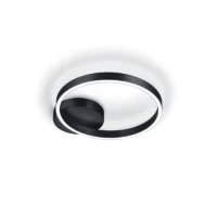 KNAPSTEIN Anel-40 LED-Deckenleuchte Schwarz
