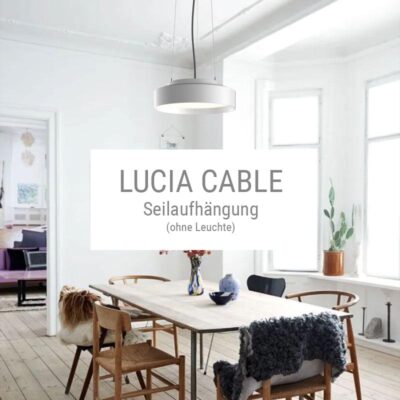 LOOM Design CABLE Seilaufhängung für LUCIA Deckenleuchten