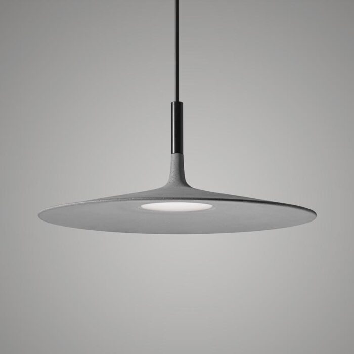 FOSCARINI Aplomb Large MyLight Pendelleuchte grau