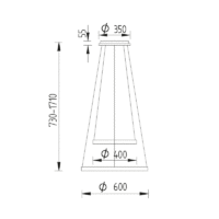 KNAPSTEIN Lora-P LED-Pendelleuchte – Bild 2