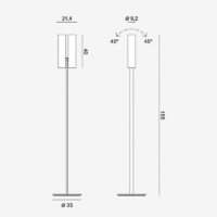Rotaliana Tobu F1 LED-Stehleuchte – Bild 5