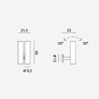 Rotaliana Tobu W1 LED-Wandleuchte – Bild 4