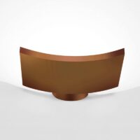 ARTEMIDE Microsurf Parete LED-Wandleuchte in Bronze
