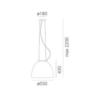 ARTEMIDE Nur Gloss LED-Pendelleuchte App Kompatibel – Bild 5