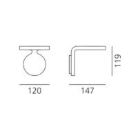 ARTEMIDE Rea 12 LED Wandleuchte – Bild 3