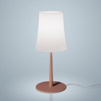 Foscarini Birdie Easy LED-Tischleuchte in der Farbe Ziegelrot