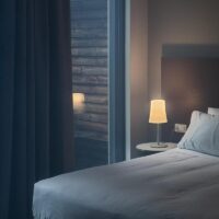 Foscarini Birdie Easy LED-Tischleuchte Ambiente Schlafzimmer