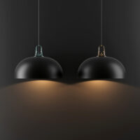 Lodes JIM Dome Pendelleuchten in schwarz