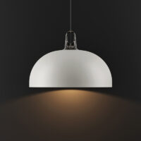 Lodes JIM Dome Pendelleuchte weiß ambiente