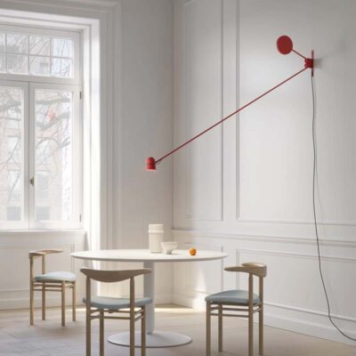 Luceplan Counterbalance LED Wandleuchte rot