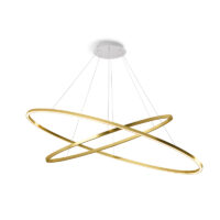 Nemo Ellisse Double Pendelleuchte in Gold matt