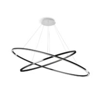 Nemo Ellisse Double Pendelleuchte in Schwarz