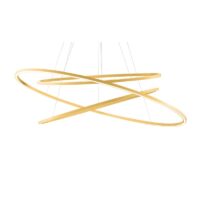 Nemo Ellisse Triple Pendelleuchte in Gold matt
