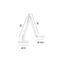 Rotaliana String T1 Mini LED-Schreibtischleuchte – Bild 7