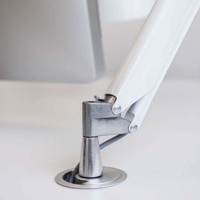 Schreibtischlampe mit Adapter zur festen Tischbefestigung