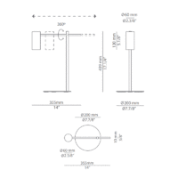 Estiluz Cyls M-3907 Tischleuchte – Bild 5