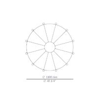 Estiluz Laverd T-3806 Pendelleuchte – Bild 5