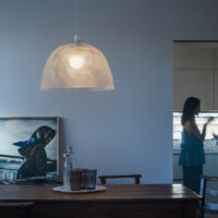 Foscarini Bump Pendelleuchte Frost