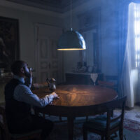 Foscarini Bump Pendelleuchte Atmosphäre Ambiente