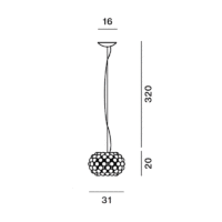 Foscarini Caboche Plus Piccola Ø31 Pendelleuchte – Bild 3